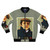 Glenn Gould inspired bomber jacket with a musical and fashion-forward design