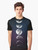 Phases of the Moon Graphic T-Shirt - Lunar Universe Design featuring the different moon phases against a starry night sky background. - Men