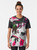 Vivid koi fish design on a colorful t-shirt - Women