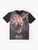 Buffy The Vampire Slayer Season 4 Graphic T-Shirt featuring iconic characters and symbols from the popular TV series - Flat lay