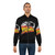 Back to the Future DeLorean Stencil Fan Art Bomber Jacket - Lifestyle