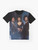 Vintage graphic t-shirt featuring the iconic 1970s soul group, The Three Degrees - Flat lay