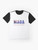 A graphic t-shirt with the text "MAGA: Make Albo Go Away" for Australian politics and the federal election. - Flat lay