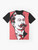 Graphic t-shirt featuring a portrait of the Russian composer Alexander Scriabin - Flat lay