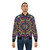 Colorful psychedelic mandala design printed on a bomber jacket - Lifestyle
