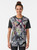 Abstract Jackson Pollock painting graphic t-shirt - Women