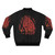 Fireflies Bomber Jacket with Artistic Forest Landscape - Back