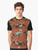Jurassic Geniuses Graphic T-Shirt featuring a Jurassic Park inspired design with dinosaur DNA sequence pattern and Jeff Goldblum's character. - Men