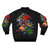 Bomber jacket featuring the iconic Fat Albert and the Cosby Kids cartoon characters from the 1970s and 1980s - Back