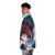 Iris Abstract Floral Puffer Jacket - men side left