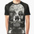 Skull graphic t-shirt with a dark, moody design for fans of horror and gothic style
