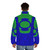 Ionic Redux Green Lantern Puffer Jacket - Superhero Fanart - men back
