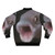 Pog Poggers Fish Bomber Jacket, featuring a cute and adorable pog fish design. - Back