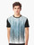Grunge Dripping Turquoise Misty Forest Graphic T-Shirt - Men