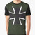 Vintage graphic of the Bundeswehr cross insignia on a t-shirt