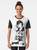 Mathilda from the classic 90s movie Leon the Professional pen sketch on a black t-shirt - Women