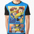 Mutant yelling graphic design printed on a t-shirt