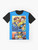 Mutant yelling graphic design printed on a t-shirt - Flat lay