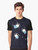 Adorable space bunnies in a digital illustration, featuring a cute, kawaii design with stars, planets, and a galaxy background. - Men