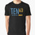 Graphic t-shirt featuring original Ten63 colors on a dark background