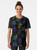 Minimalist illustration of the Final Fantasy cactuar character on a green t-shirt. - Women