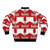Vintage-inspired WINFIELD RED bomber jacket, featuring a classic silhouette and a bold red color. - Back