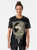 Norse wolf graphic t-shirt featuring mystical Scandinavian mythology elements - Women