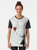 Banksy's iconic "Girl With a Red Balloon" street art design on a contemporary graphic t-shirt - Women