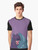 Gravity Falls Panther Dark Violet Graphic T-Shirt - Men