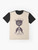 Astronaut exploring the galaxy with planets, stars, and an hourglass on a graphic t-shirt - Flat lay