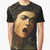 Caravaggio's Medusa graphic printed on a t-shirt
