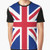 United Kingdom flag graphic t-shirt