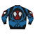 Spider-Man inspired bomber jacket with web design - Back