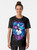 Vinyl Scratch graphic t-shirt featuring a colorful design inspired by My Little Pony: Friendship is Magic - Women