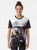 Watercolor illustration of Thanatos and Hades, the Greek deities, on a graphic t-shirt design - Women