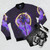Terraria Lunatic Cultist and Phantasm Dragon Bomber Jacket with colorful rainbow and magical design - Flat lay