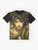 Medusa portrait t-shirt featuring a beautiful woman with snakes for hair, a character from Greek mythology - Flat lay