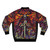 "The Witcher" inspired fantasy bomber jacket with Geralt of Rivia, Yennefer, and Ciri graphics - Back