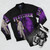 Cari Fletcher Retro 90s Bootleg Style Bomber Jacket - Flat lay