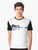 A nature-inspired graphic t-shirt featuring a guitar silhouette against a landscape with trees, water, and a cityscape. - Men
