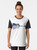 A nature-inspired graphic t-shirt featuring a guitar silhouette against a landscape with trees, water, and a cityscape. - Women