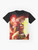 Lilith the Siren from Borderlands video game - fan art graphic t-shirt design - Flat lay