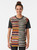 Ethnic Scandinavian pattern graphic design t-shirt with bold, modern, and minimalist style - Women