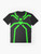 Stealth Spider Marvel Comics Green Graphic T-Shirt - Flat lay