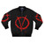 V for Vendetta vintage symbol bomber jacket