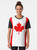 Canada Flag Graphic T-Shirt - Celebrate Canadian national pride with this stylish graphic tee featuring the iconic Canadian flag. - Women