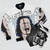 Pop art inspired "You're Tearing Me Apart, Lisa!" bomber jacket from the cult movie The Disaster Artist. - Flat lay