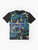 Dan Flashes Complicated Pattern Graphic T-Shirt - Flat lay