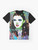 Graphic t-shirt featuring Judy Garland as Dorothy from The Wizard of Oz, a beloved LGBTQ+ icon. - Flat lay