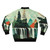 A bomber jacket featuring a collage of beautiful waterfall artwork, created using AI technology to capture the essence of nature and the great outdoors. - Back